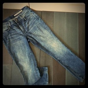 DKNY acid wash slim jeans
